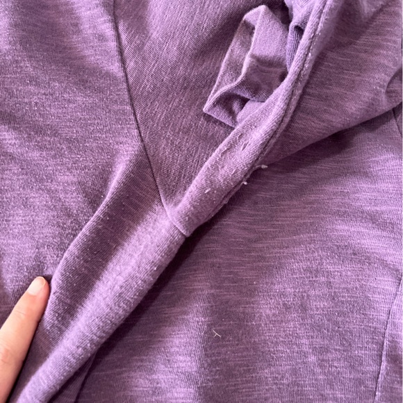 Columbia sweater womens large purple button front cross over lightweight casual - Picture 8 of 12